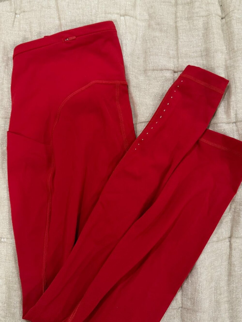 Fast and Free High-Rise Tight 28" Red